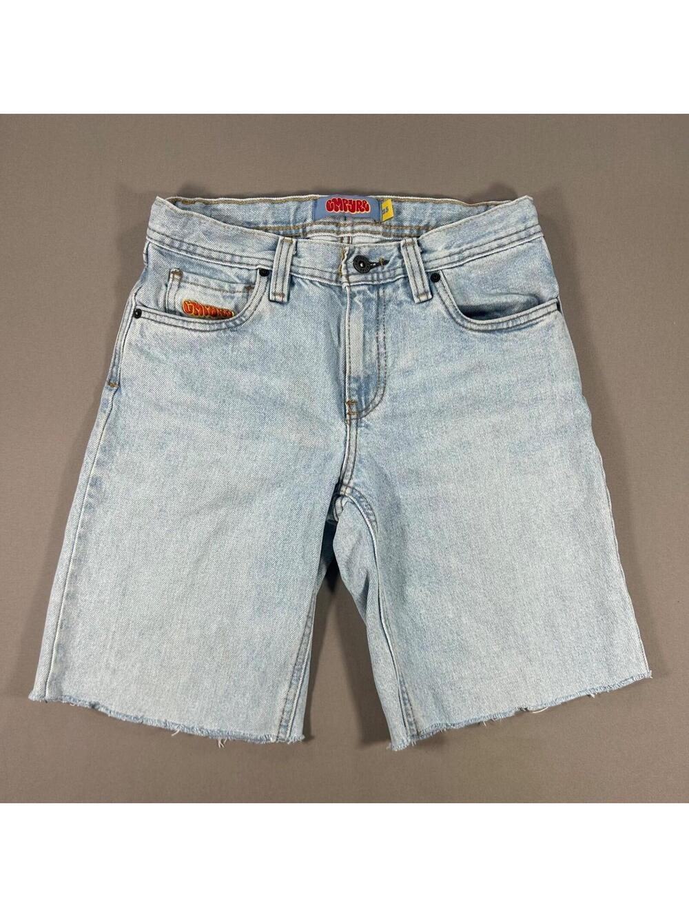 Empyre Denim Shorts Womens Size 25 Blue Skate Streetwear Y2K Jean Shorts